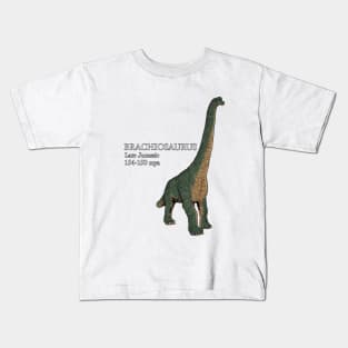 Realistic drawing of brachiosaurus Kids T-Shirt